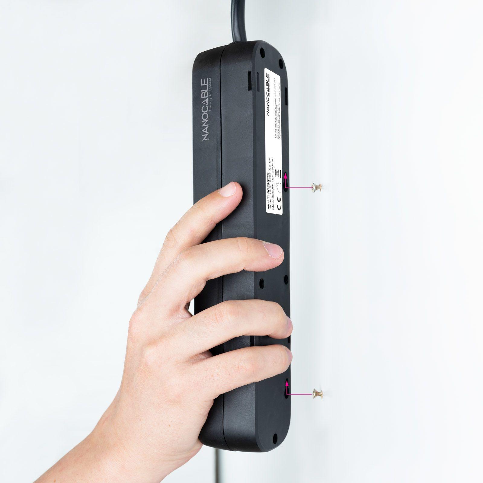 Extensão Elétrica NANOCABLE 10.37.0006-NS-BK (Preto) — miniatura 5