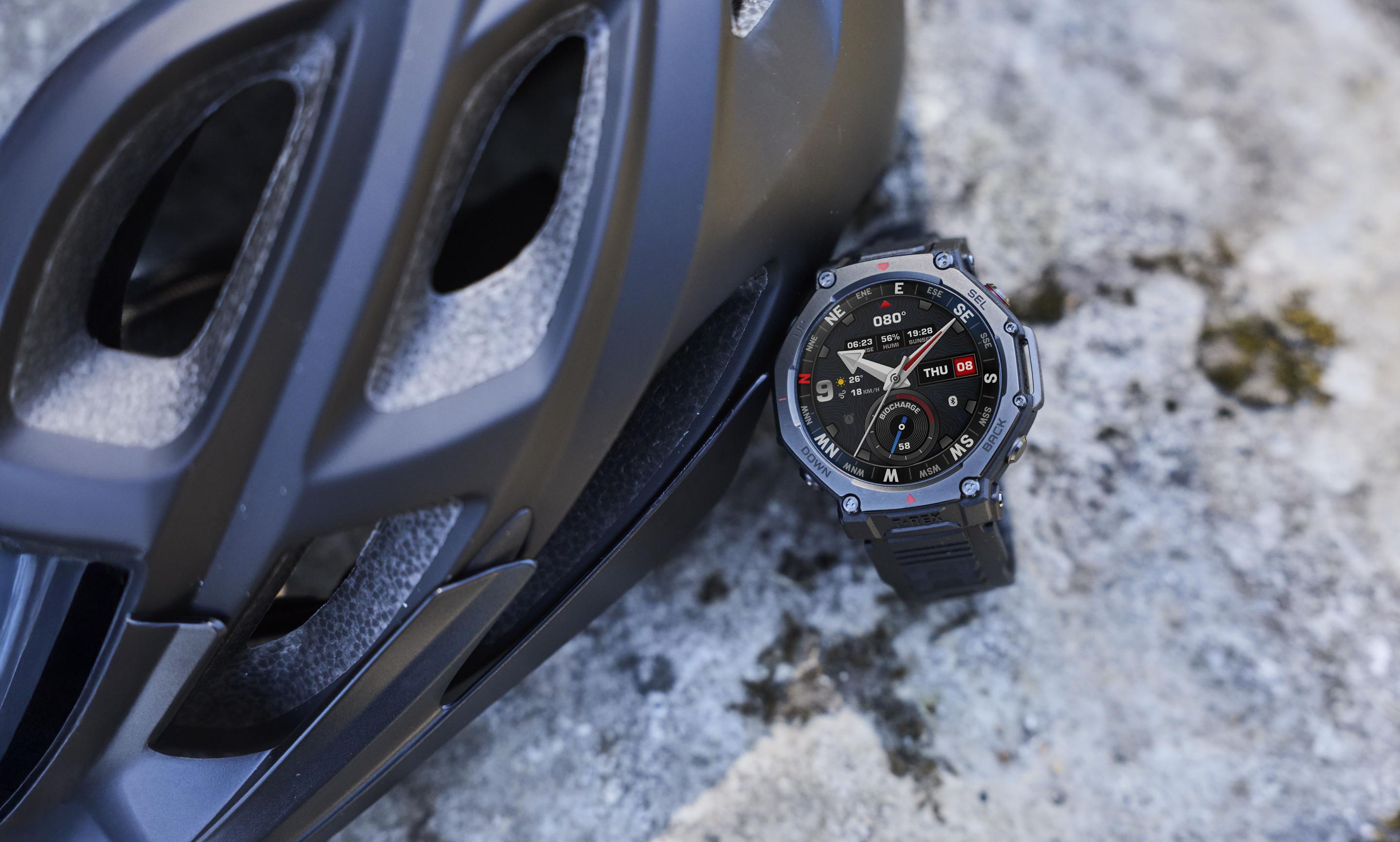 Smartwatch AMAZFIT T-Rex 3 Pro (Polímero e titânio - Preto) — miniatura 8