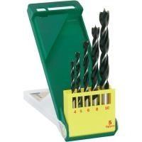 Conjunto de Brocas para Madeira BOSCH 2607019440 (5 Peças - Ø 4/5/6/8/10 mm)