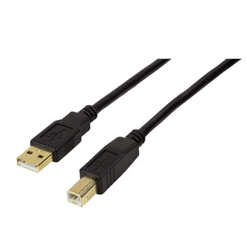 Cabo USB Ativo LOGILINK UA0266 (20 m - USB-A - USB-B - Preto)