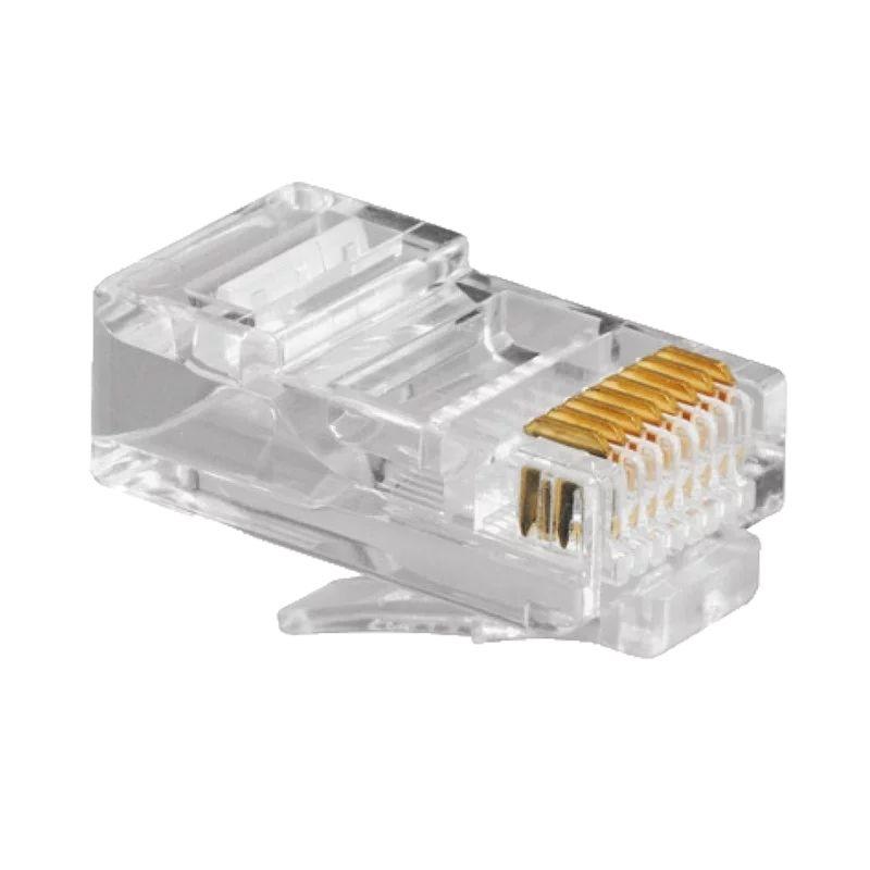 Conector RJ45 GEMBIRD PLUG3UP6/100 (Transparente)