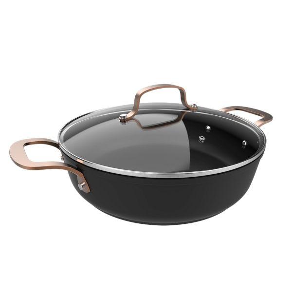 Tacho Baixo CECOTEC Polka Fantasy 28 Low Pot Golden (Alumínio forjado - 28 cm - Preto)