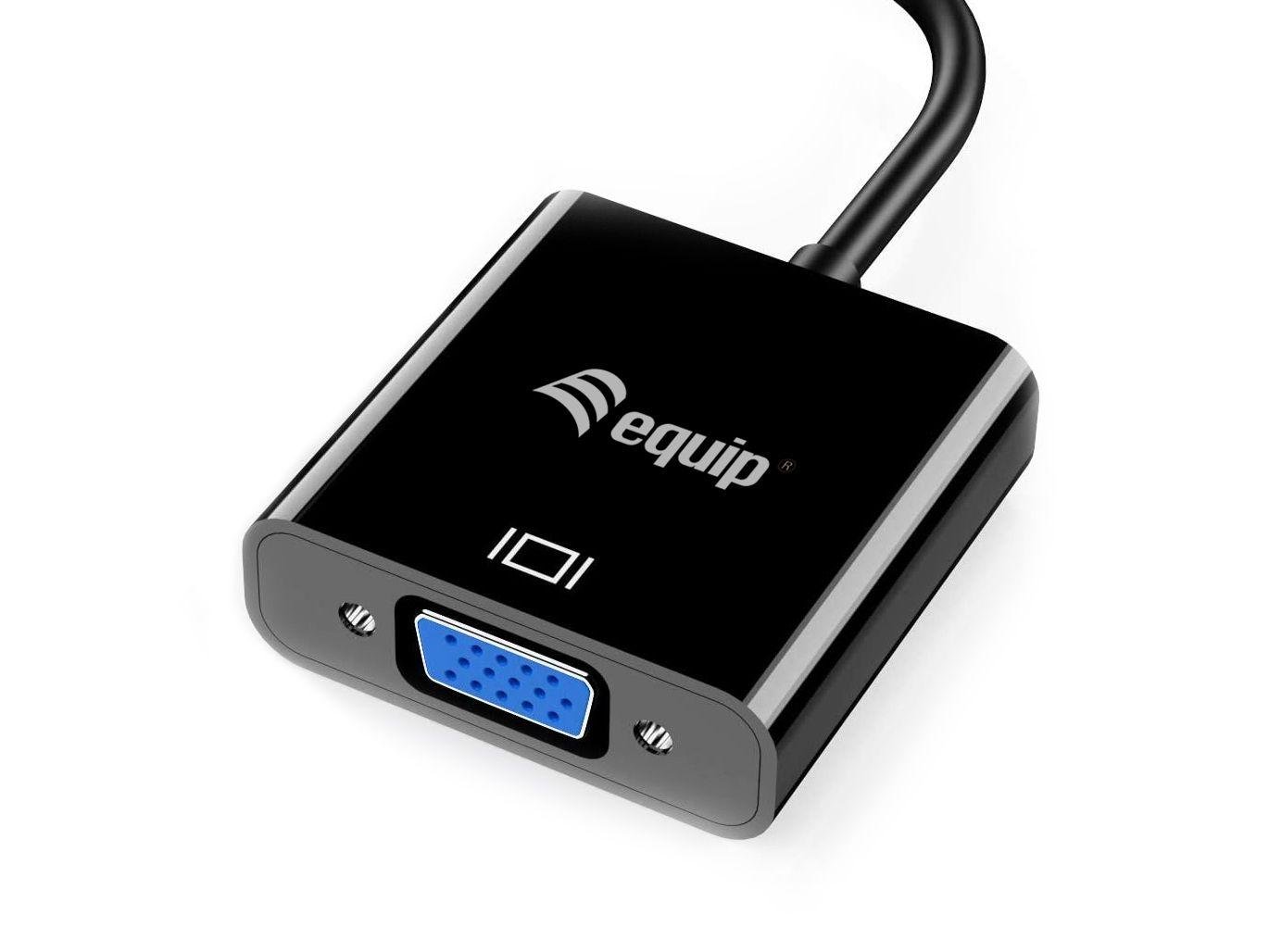 Adaptador USB para VGA EQUIP 133384 (0,25 m - Preto) — miniatura 3