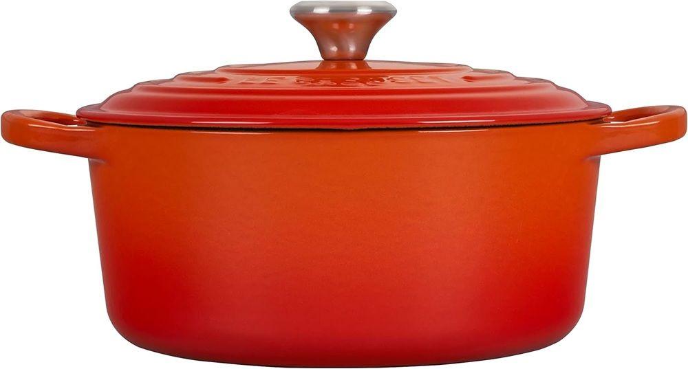 Caçarola Redonda LE CREUSET Signature 21177220902430 (Ferro fundido - Laranja) — miniatura 3