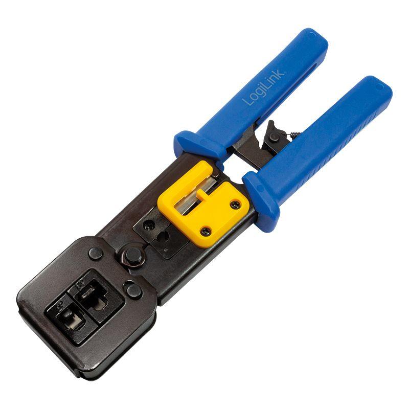 Alicate de Cravar LOGILINK WZ0037 (Aço - Preto e Azul)