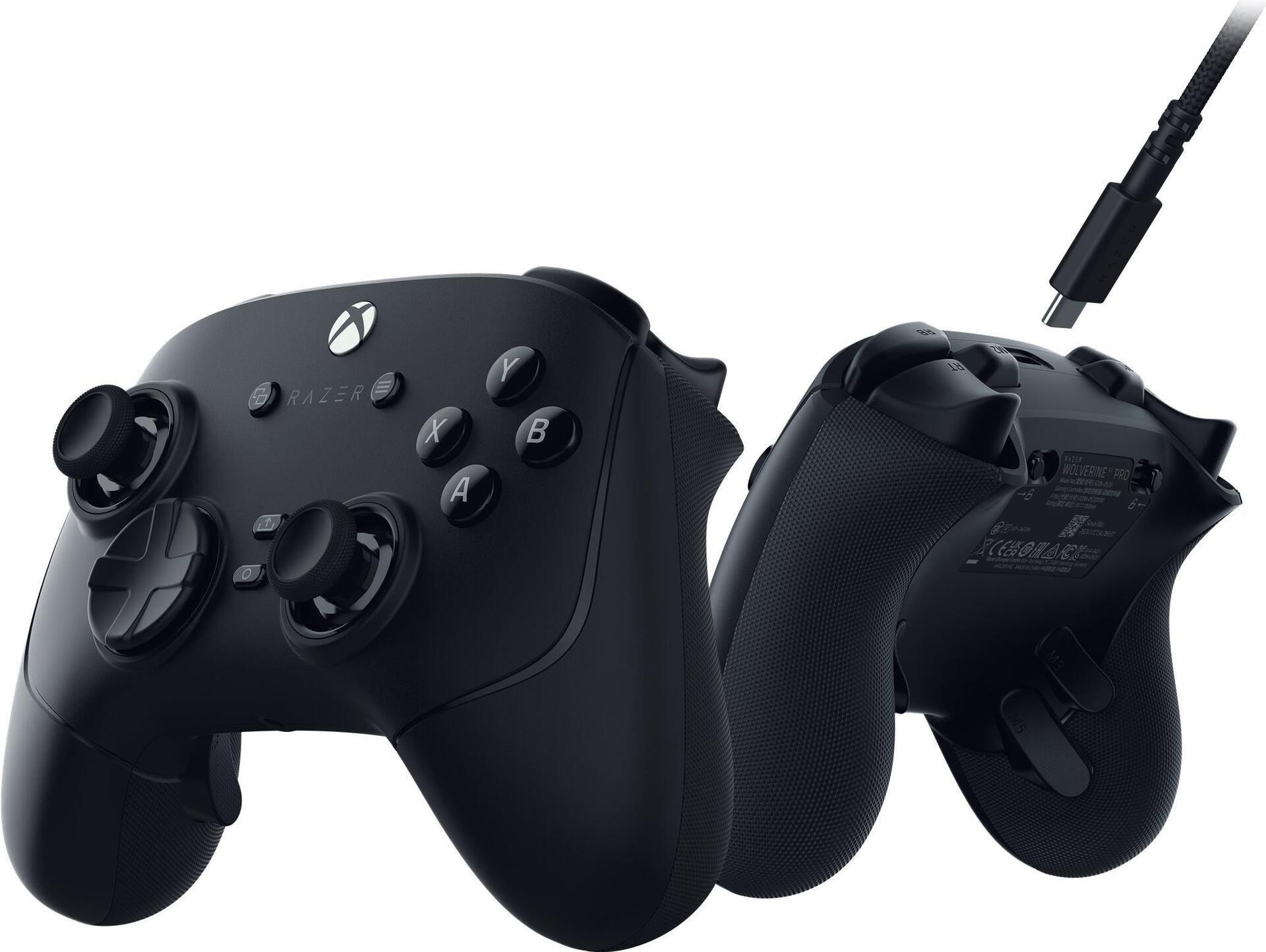 Comando RAZER Wolverine V3 Pro (Xbox - Com fios e sem fios - Preto)