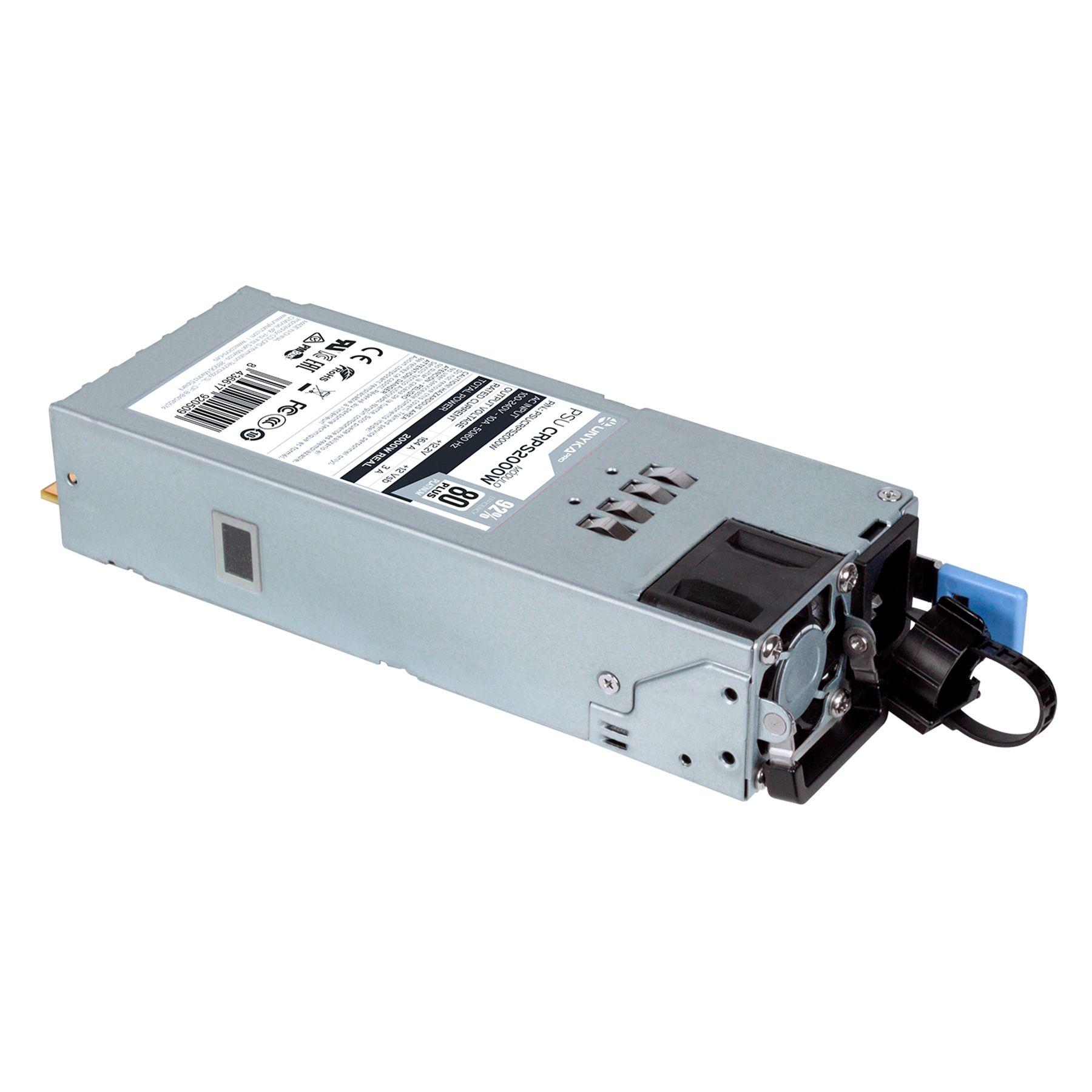 Fonte de Alimentação Redundante UNYKACH CRPS 2000WR (2000 W - 80 Plus Platinum - Não modular - Prateado), miniatura 4