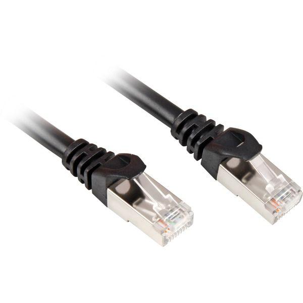 Cabo de Rede RJ45 SHARKOON Cat.6 SFTP (15 m - Preto)