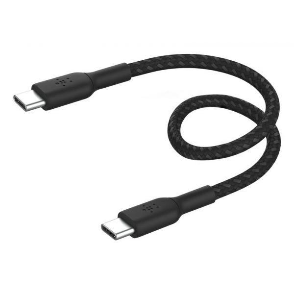 Cabo USB-C para USB-C BELKIN BoostCharge CAB004BT0MBK (0,15 m - USB C - Preto) — miniatura 2