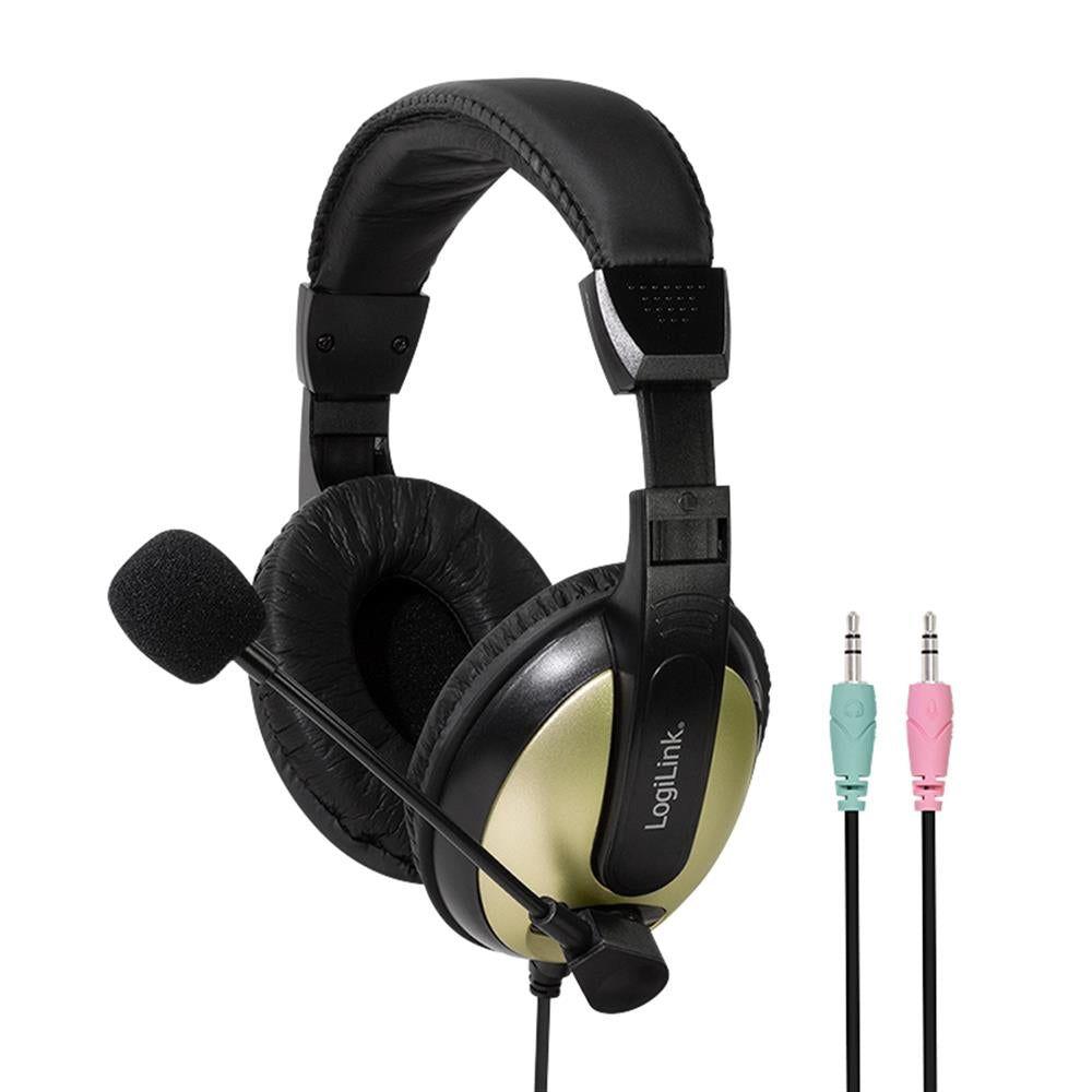 Headset LOGILINK HS0011A (Binaural - Com fios - Circum-aural - Preto), miniatura 5
