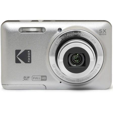Câmara Fotográfica Compacta KODAK PIXPRO FZ55 (230000 pixels - USB - Prateado)