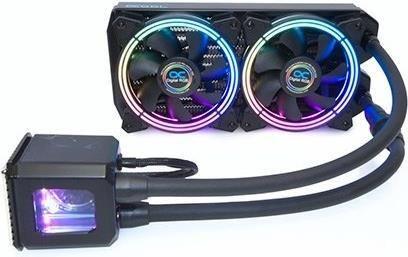 Water Cooler para CPU ALPHACOOL Eisbaer Aurora 240 CPU (120 mm - 2000 RPM - aRGB multicolor - Preto)