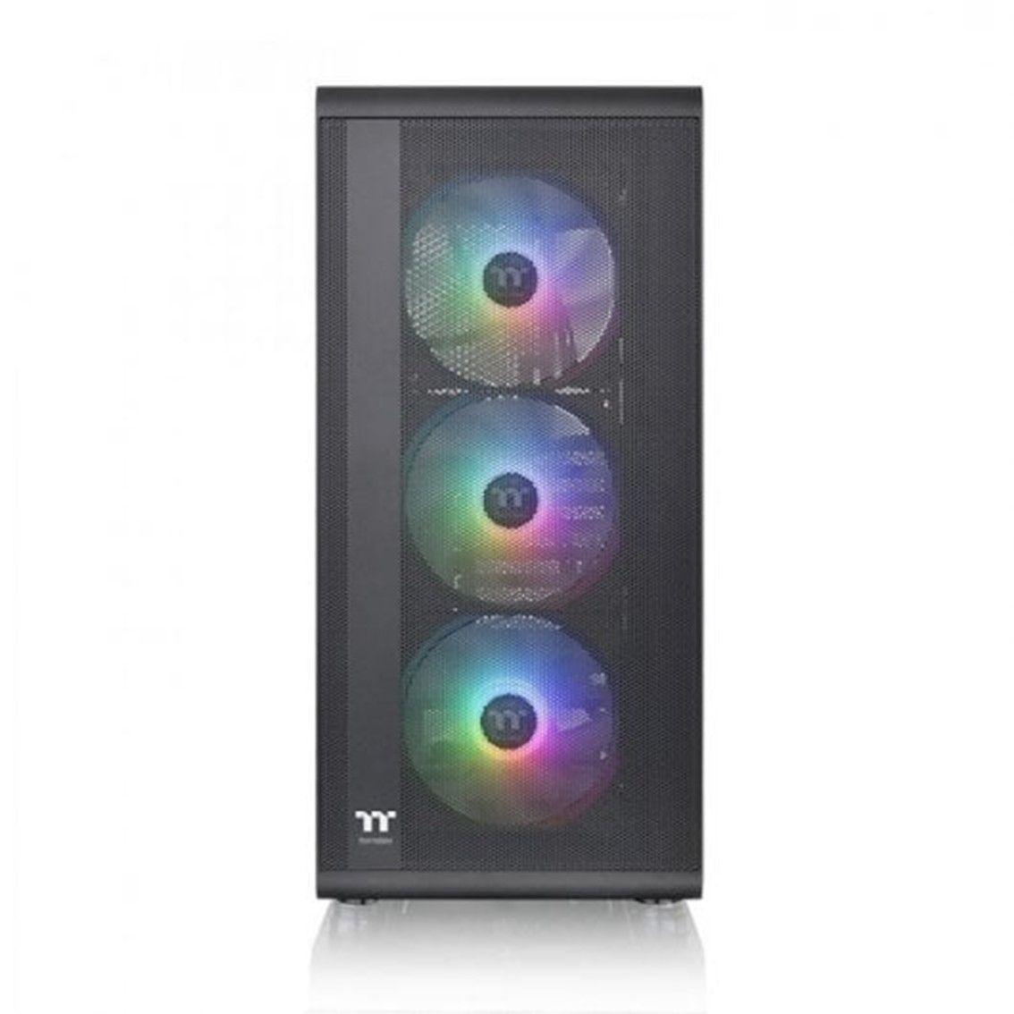 Caixa PC THERMALTAKE S200 TG ARGB (ATX, micro ATX, Mini-ITX - Midi Tower - SPCC, vidro temperado - Preto)