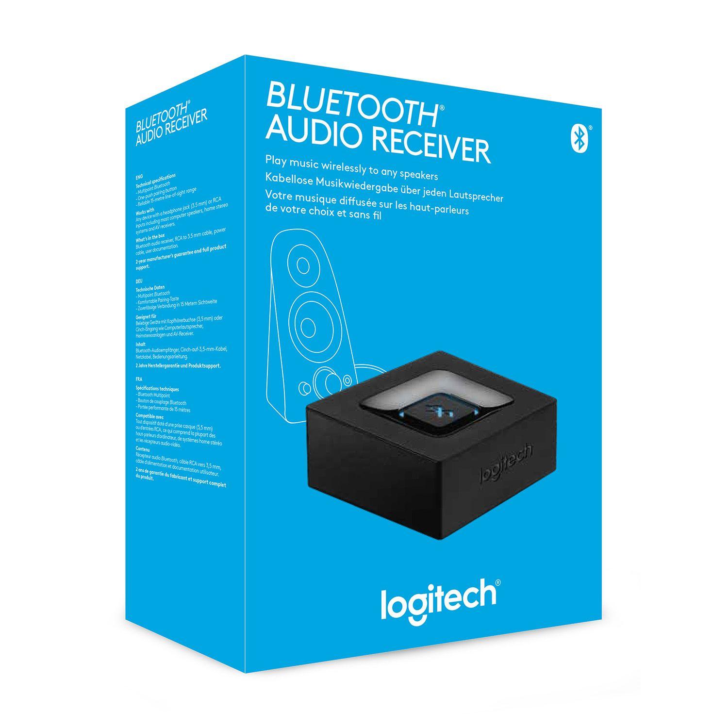 Recetor de Áudio Bluetooth LOGITECH Bluetooth Audio Adapter (3.5 mm - Preto) — miniatura 8