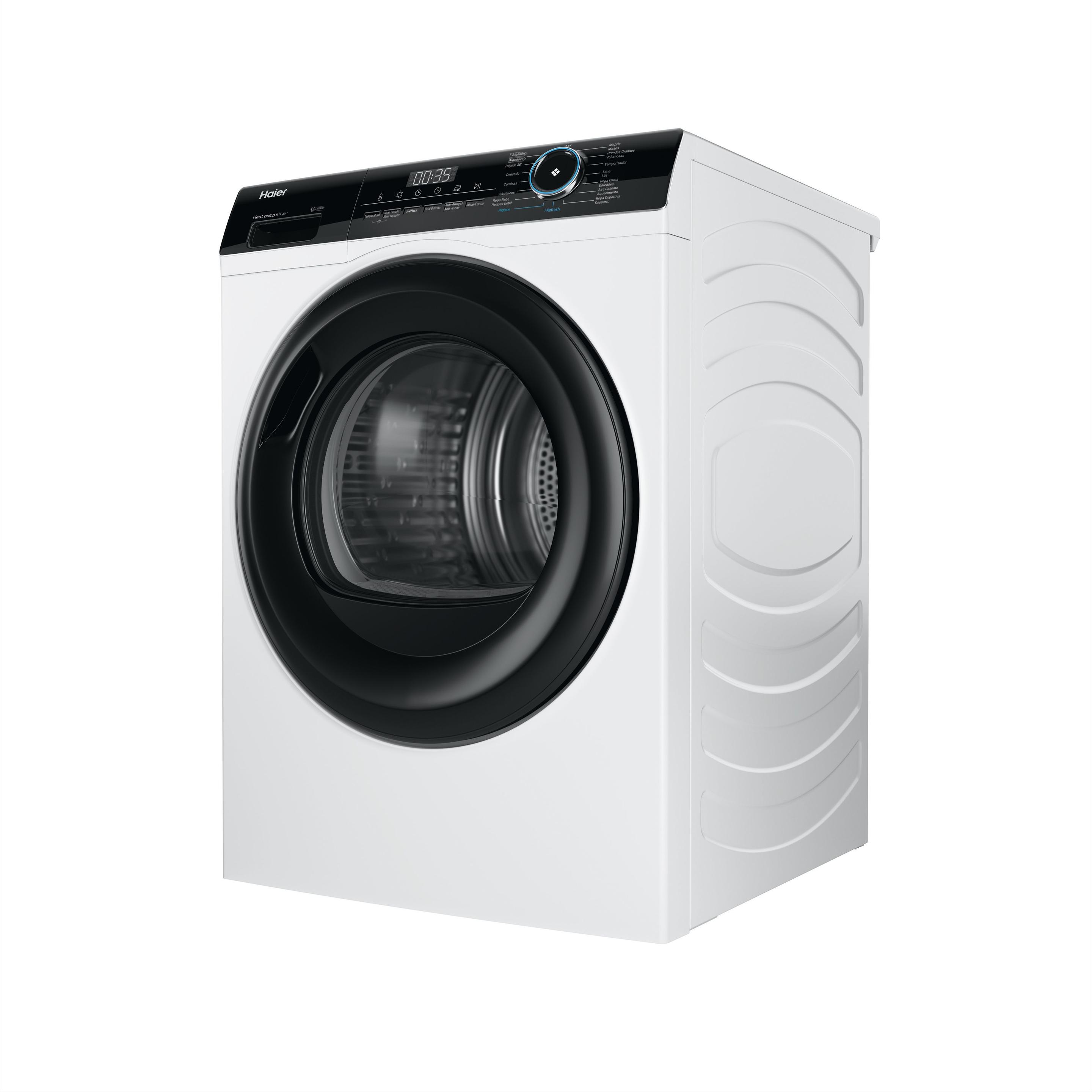 Máquina de Secar Roupa Independente HAIER HD90-A2939IB (9 kg - Bomba de calor - Direita - Branco) — miniatura 4