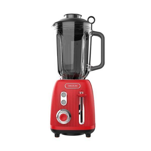 Liquidificadora CECOTEC Power Black Titanium Retro (1200 W - 1,5 l - Corrente alternada - Vermelho) — miniatura 2