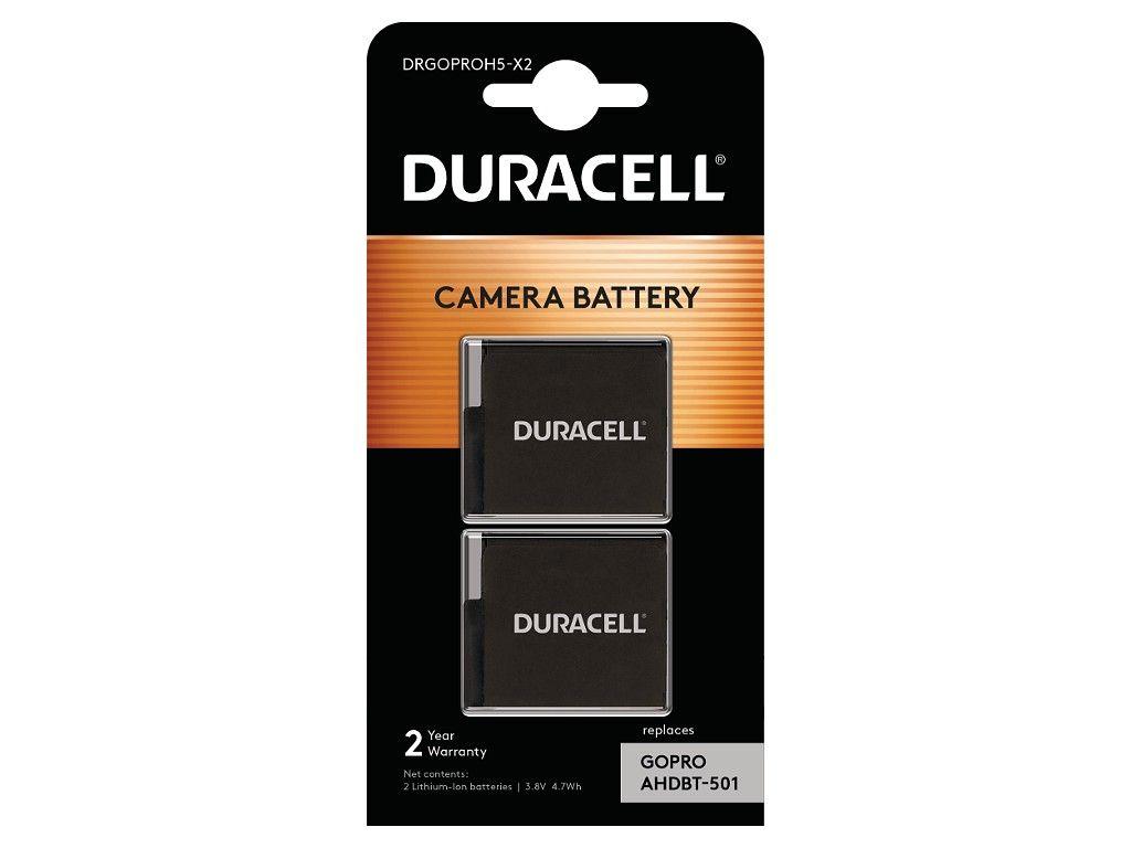 Bateria para Câmara DURACELL DRGOPROH5-X2 (Preto)