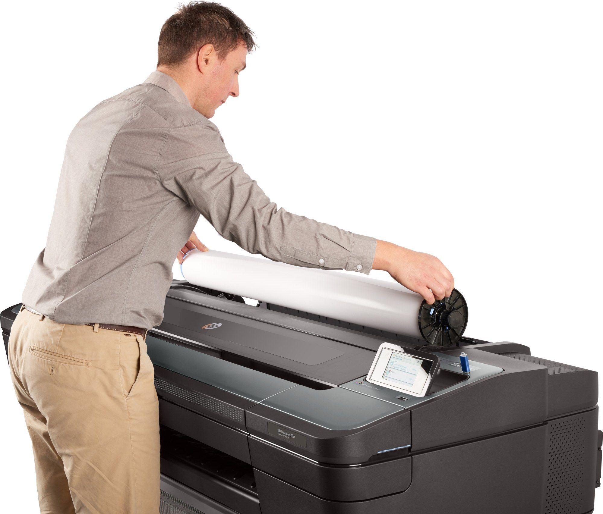 Impressora de Grande Formato HP DesignJet Z6 24-in PostScript (USB Type A - Preto), miniatura 5