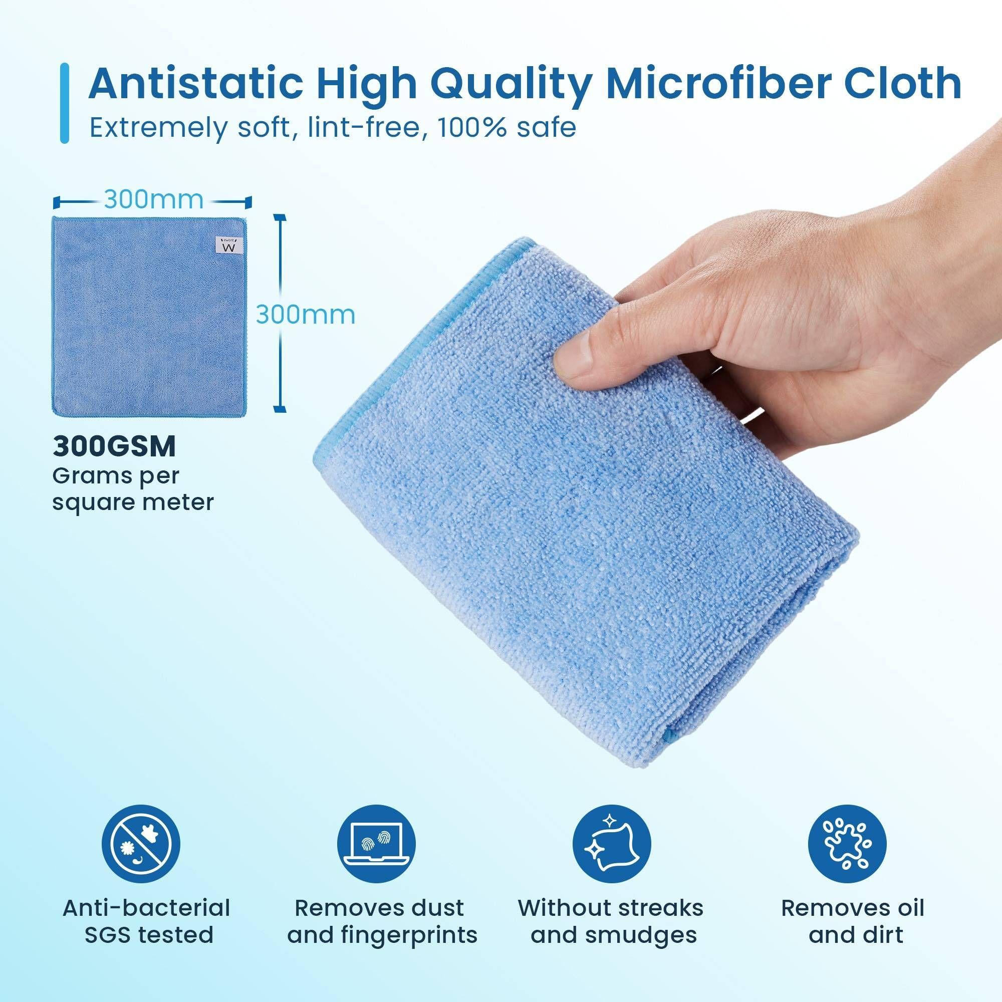 Kit de Limpeza de Ecrãs EWENT EW5678 (Ecrãs/Plásticos, Universal - Azul e Branco) — miniatura 2