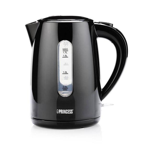 Jarro Elétrico PRINCESS 236017 (2200 W - 1,7 l - Preto), miniatura 2