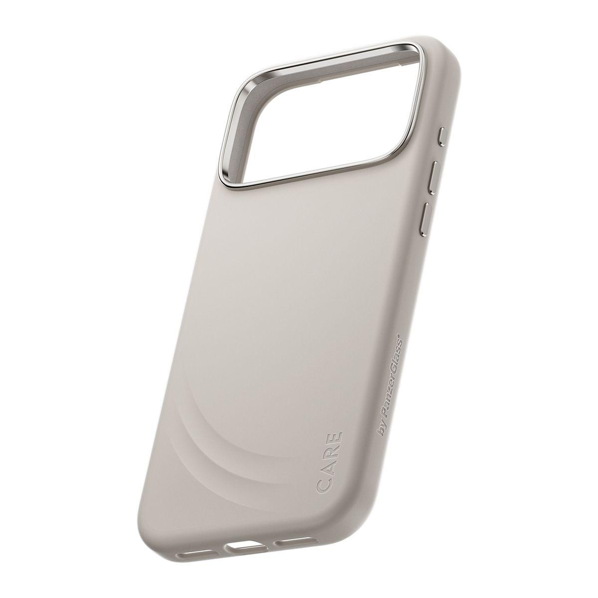 Capa para Telemóvel PANZERGLASS CARE Flow Case Vanilla MagSafe iPhone 17 Pro Max (Silicone - Bege)