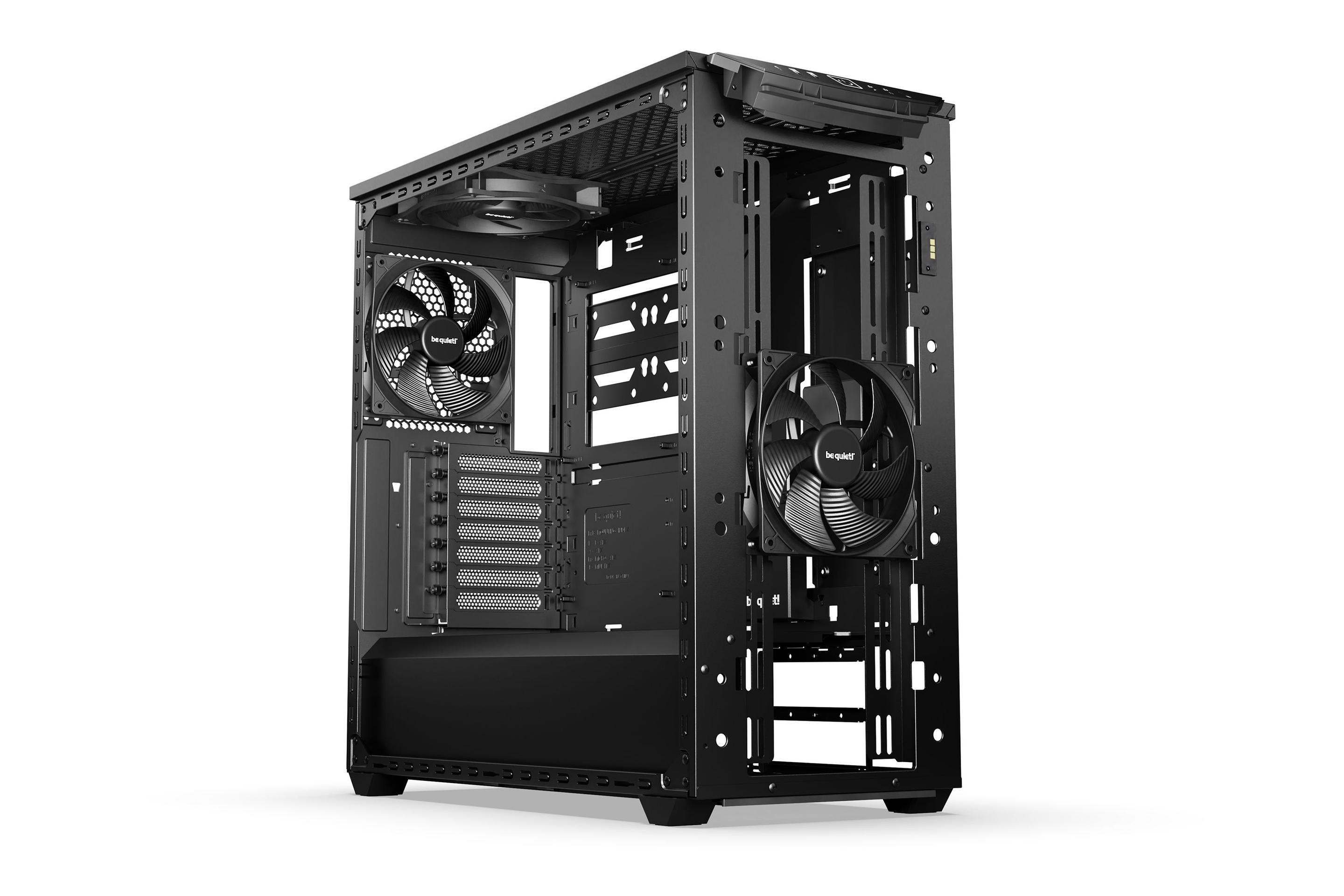 Caixa PC BE QUIET! Shadow Base 800 (ATX, EATX, micro ATX, Mini-ITX - Mid Tower - EATX, Mini-ITX, ATX, micro-ATX - Preto) — miniatura 3