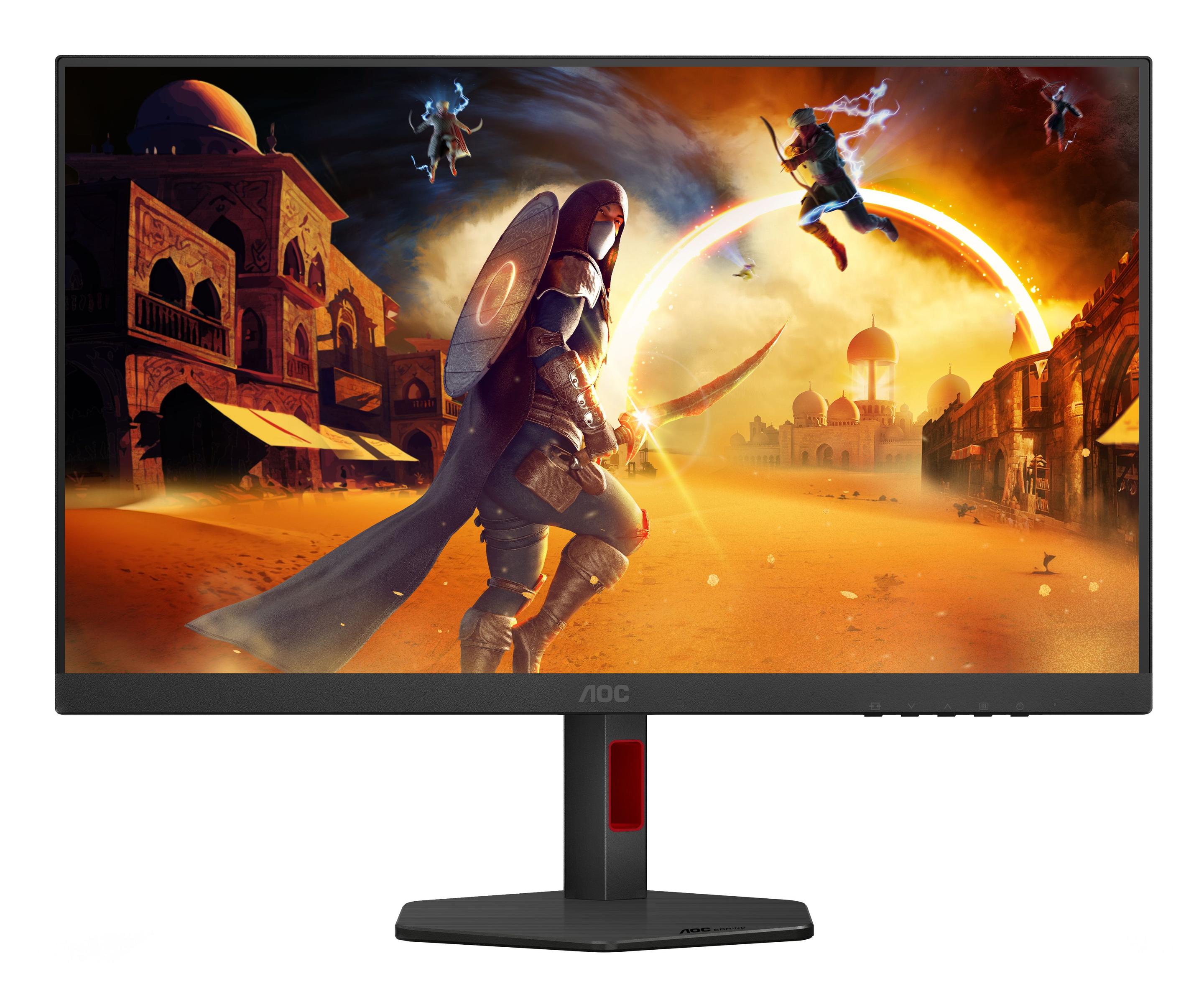 Monitor AOC Q27G4SRU (27" - Fast IPS - 320 Hz - Preto/Vermelho) — miniatura 5