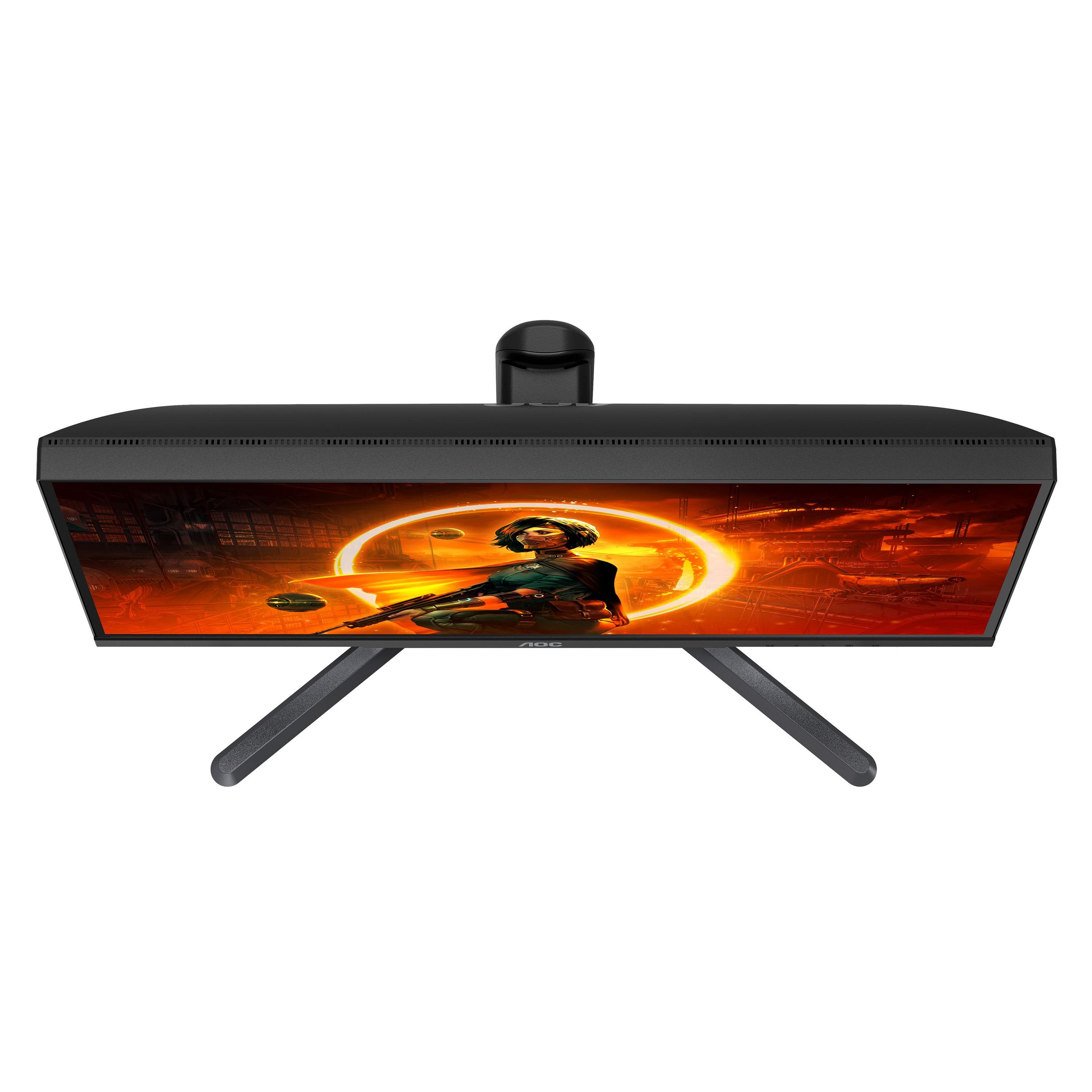 Monitor AOC Q27G3XMN/BK (27" - Fast VA - 180 Hz - Preto/Vermelho) — miniatura 3