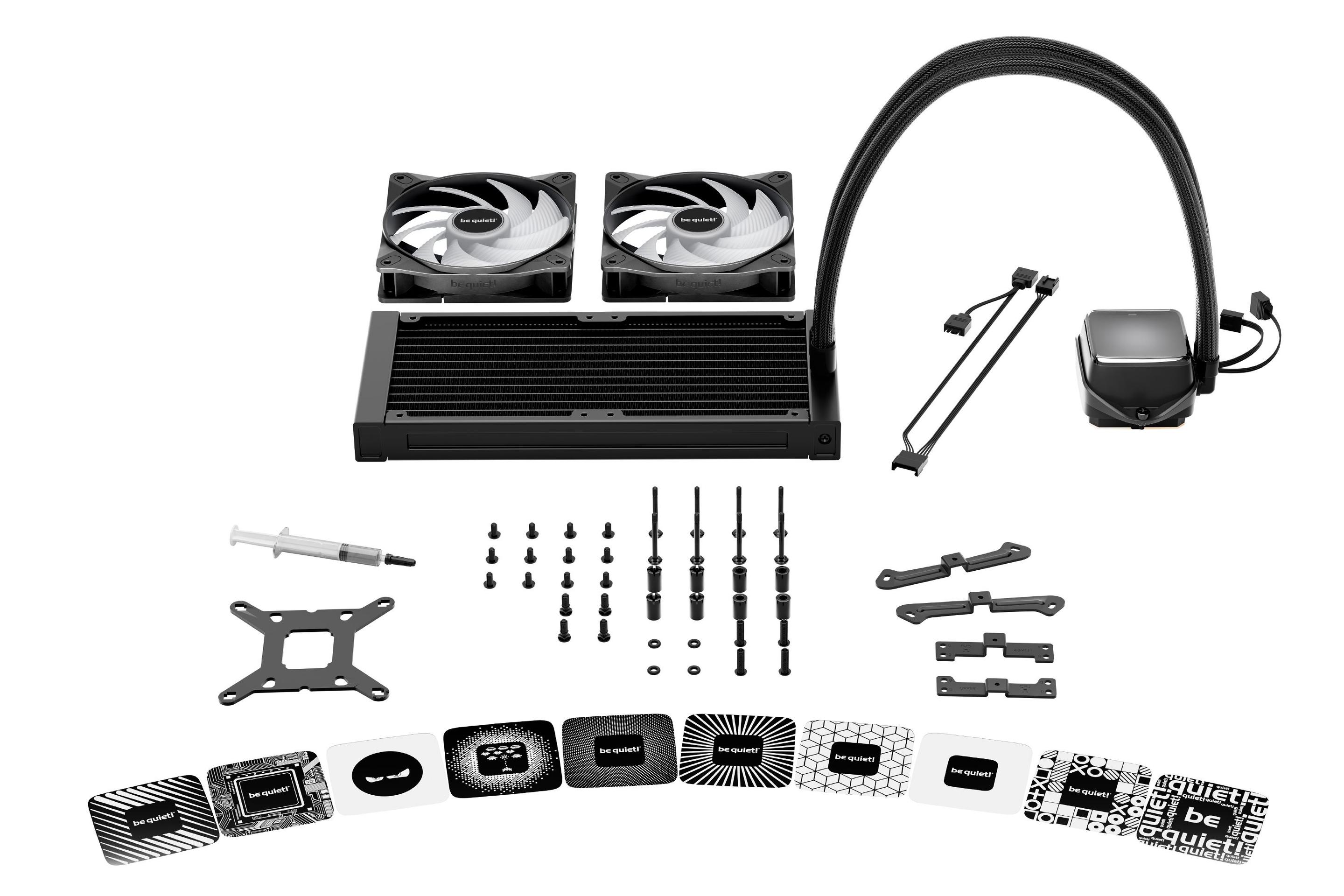 Sistema de Refrigeração Líquida Tudo-em-Um BE QUIET! Pure Loop 3 LX 240mm (120 mm - 2 ventoinhas - 2100 RPM - Preto), miniatura 3