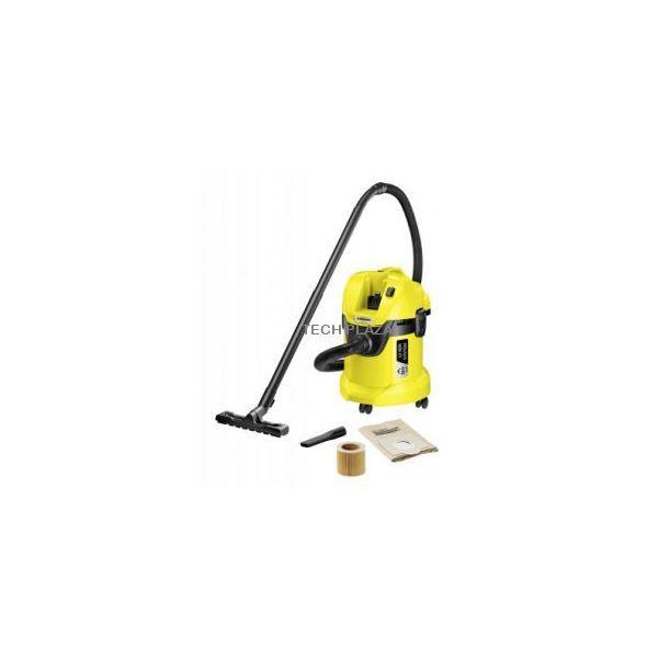 Aspirador KÄRCHER WD 3 Battery (Altura 50,3 cm - 17 l - Preto/Amarelo)