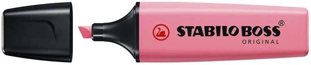 Marcador Fluorescente STABILO BOSS ORIGINAL 70/150 Pastel (Rosa Cereja)