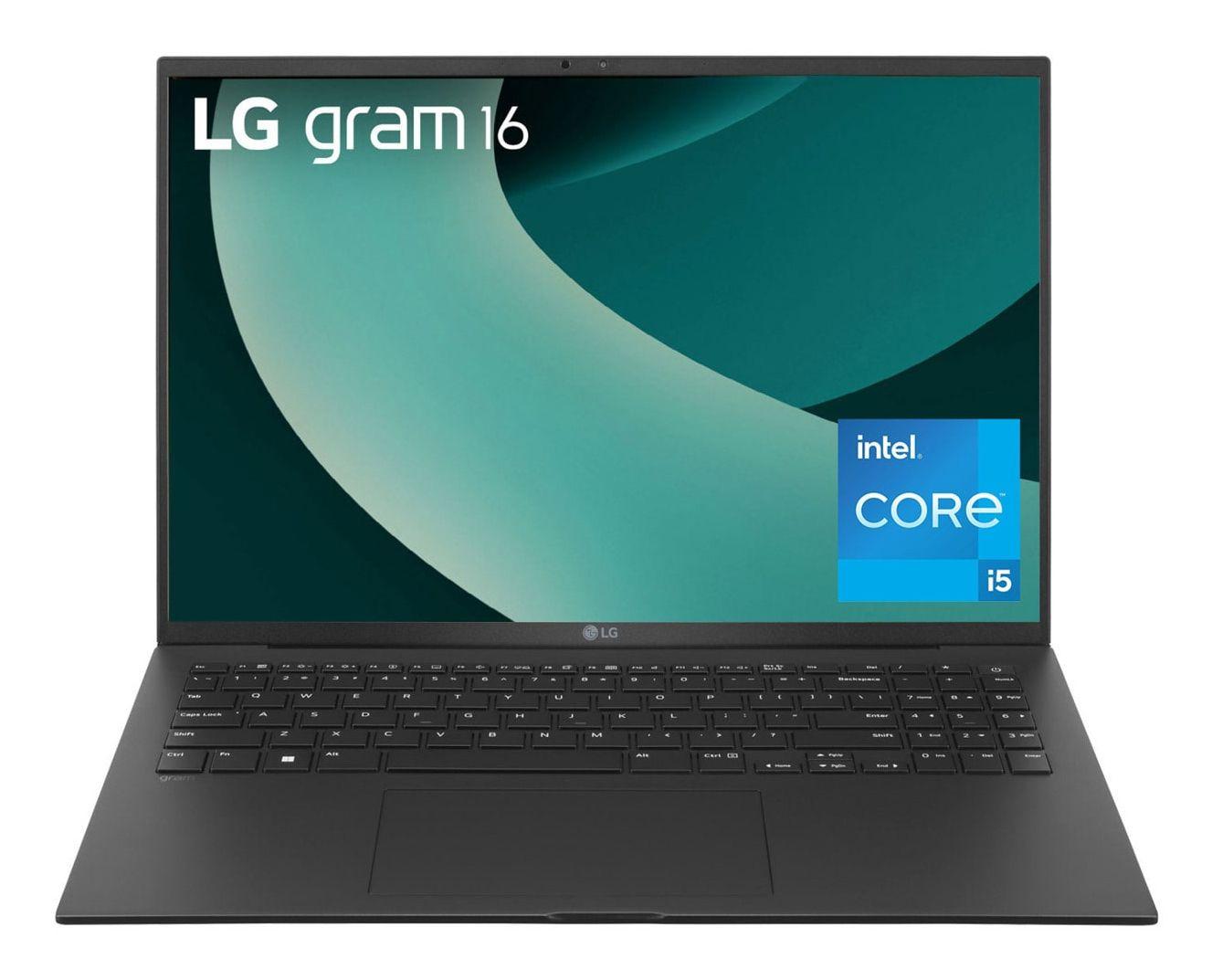 Computador Portátil LG gram 16ZB90RU-G.AP55G (16" WQXGA - Core i5-1334U - 16GB - 512GB SSD - Layout DE - Preto)