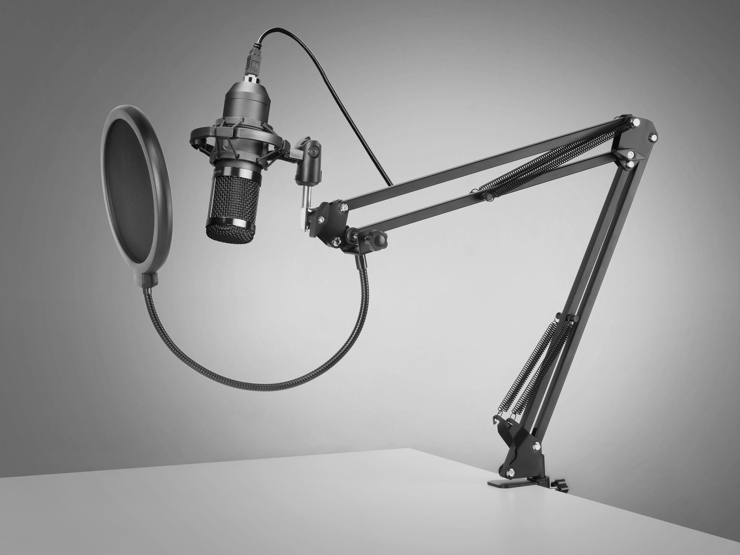 Microfone de Estúdio MARS GAMING MMICPRO (Preto) — miniatura 10