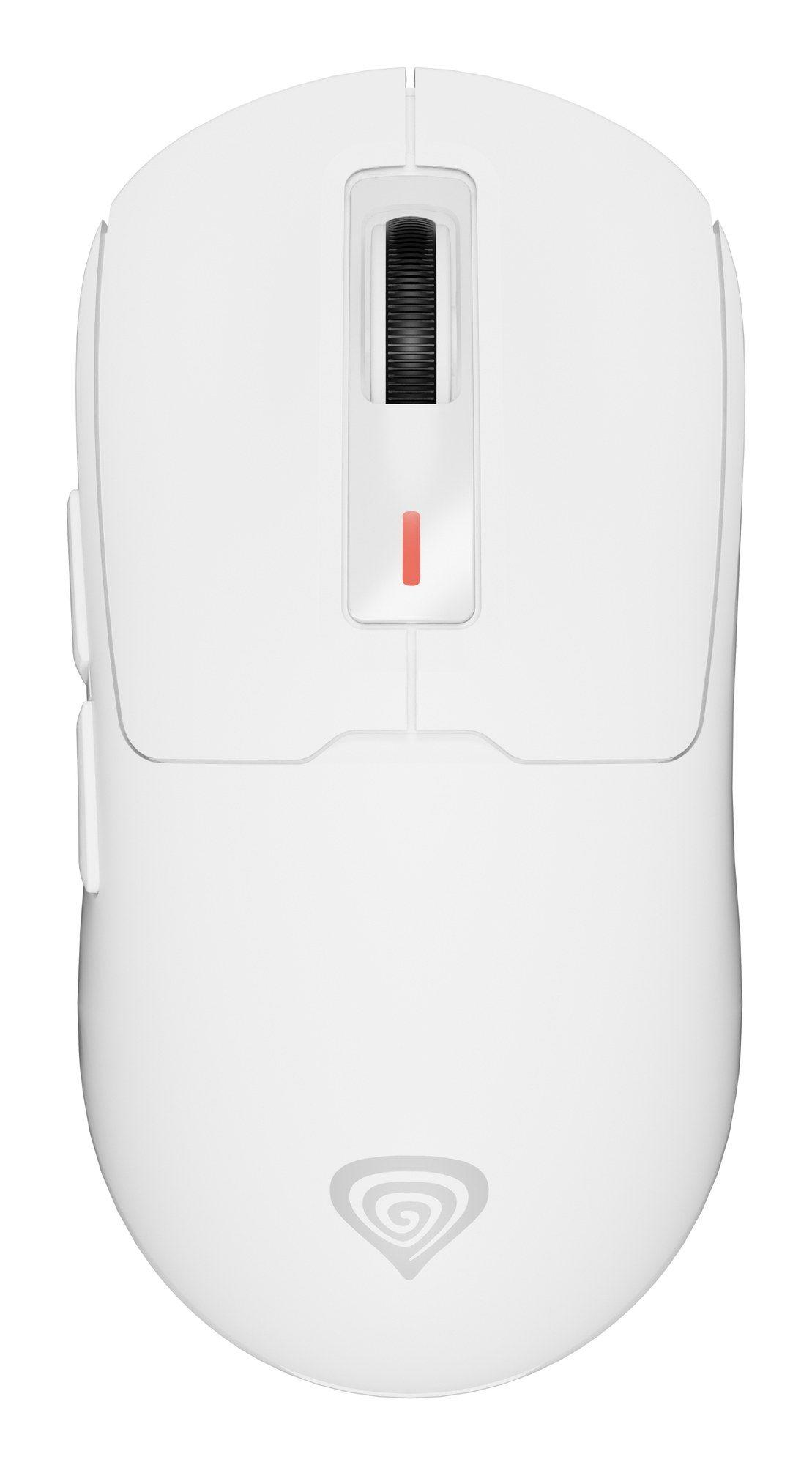 Rato GENESIS Zircon 660 PRO (Ambidestro - 26000 DPI - Ótico - Branco)
