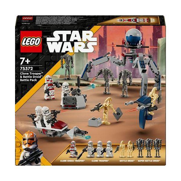 LEGO 75372 Star Wars Pacote de Combate Clone Trooper™ e Battle Droid™ (7+ anos - 215 peças) — miniatura 3
