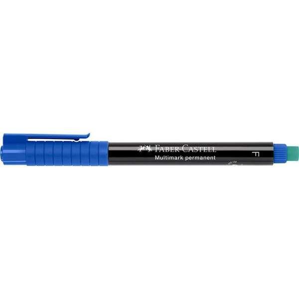 Marcador Permanente FABER-CASTELL Multimark 151351 (Azul)