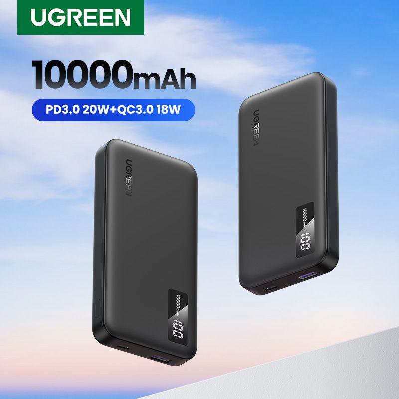 Bateria Externa UGREEN PB311 (10000 mAh - 72 Wh - 20 W - Preto), miniatura 10