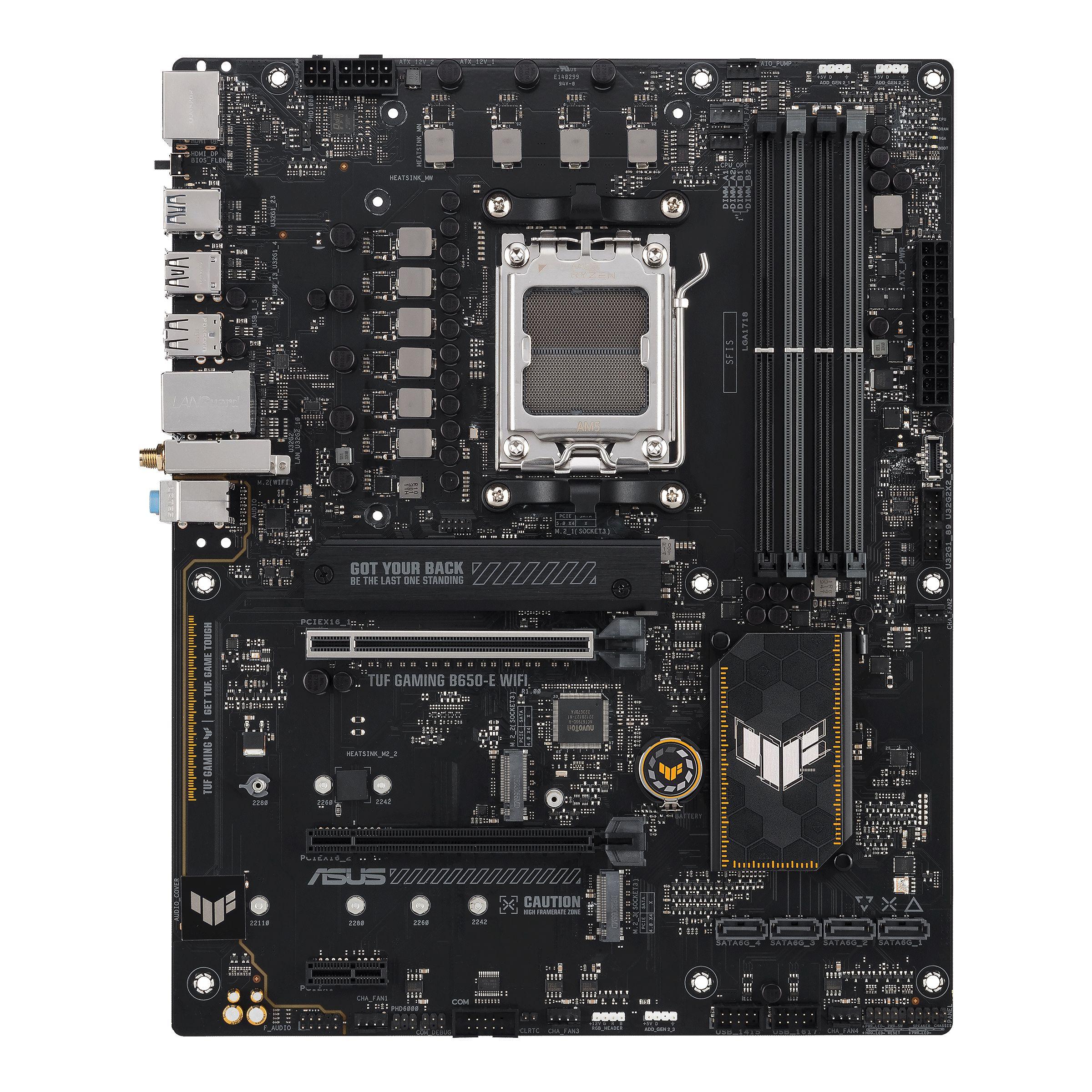 Motherboard ASUS TUF GAMING B650-E WIFI (AM5 - ATX - Duplo canal - Preto), miniatura 8
