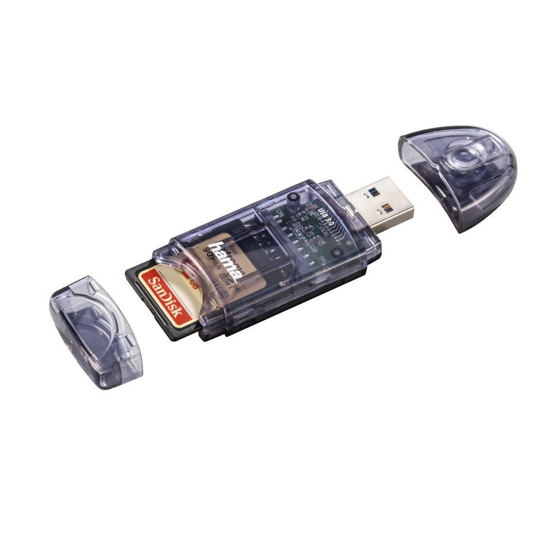Leitor de Cartões HAMA 00124194 (USB - Antracite), miniatura 2