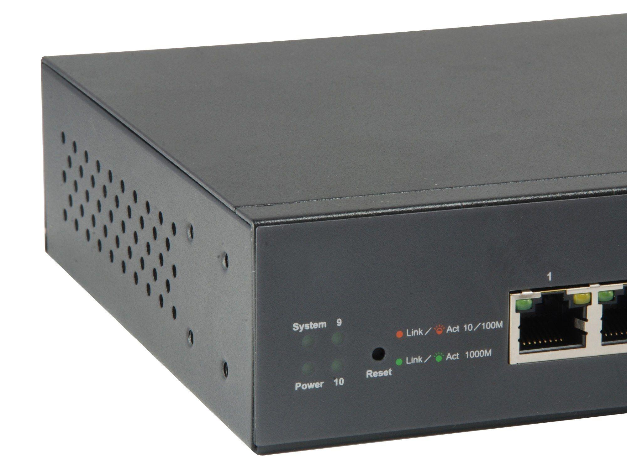 Switch Gerido LEVELONE GEP-1051 (Gigabit Ethernet - 4,1 MB - 20 Gbit/s - Preto), miniatura 3