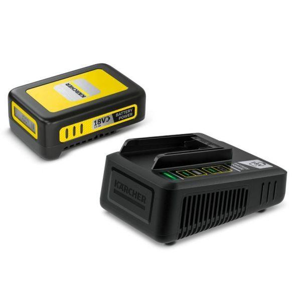 Kit de Bateria e Carregador KÄRCHER 2.445-062.0 (2,5 A - 18 V - Iões de lítio)