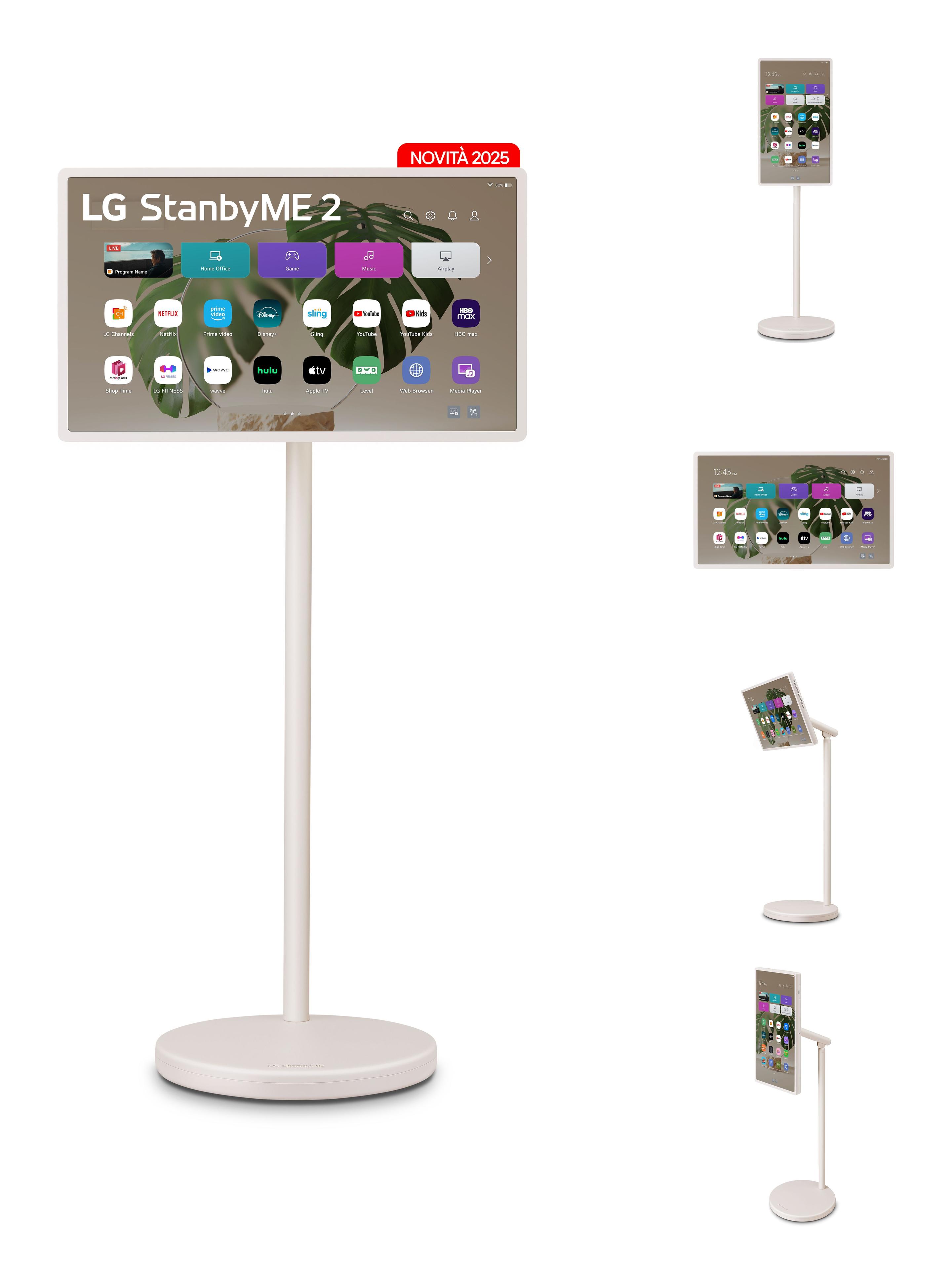 Monitor LG StanbyME 2 27LX6TDGA.AEU (27" QHD Smart TV Tátil - Bege), miniatura 2