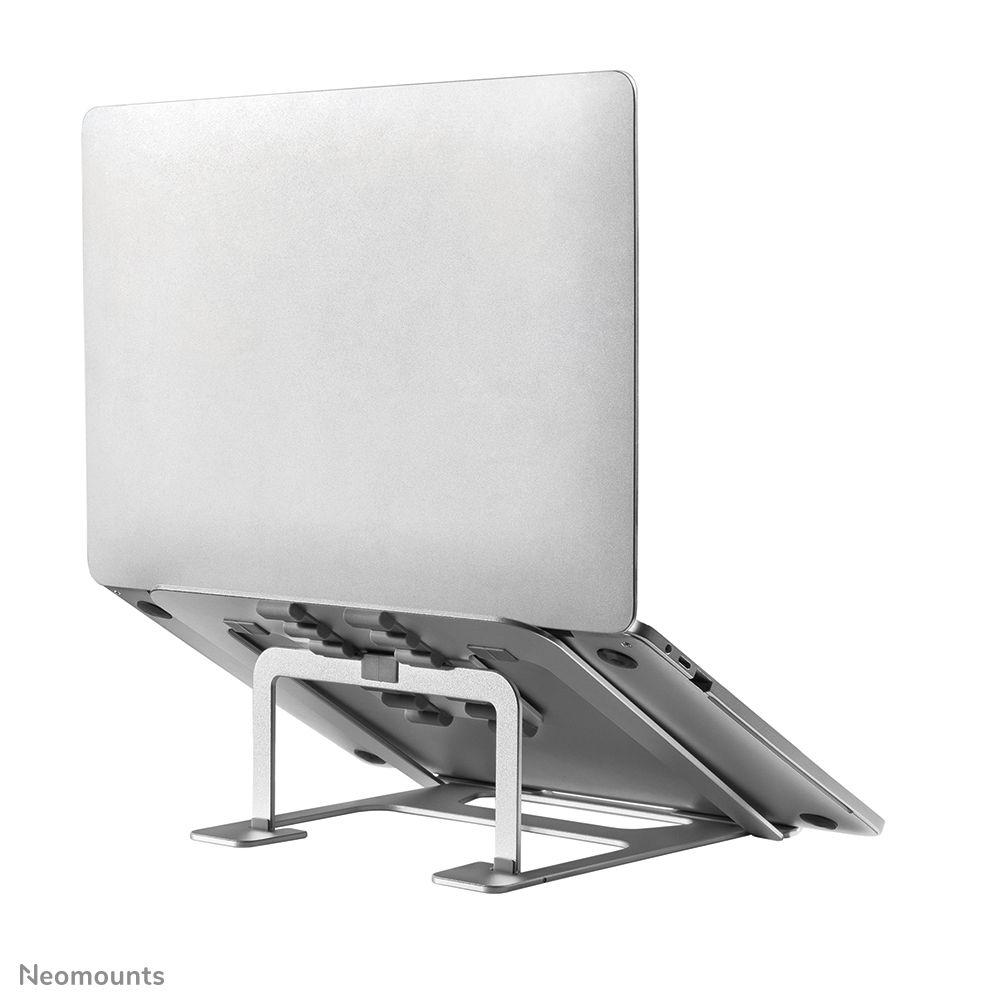 Suporte de Secretária para Computador Portátil NEOMOUNTS NSLS085SILVER (10–17" - Dobrável e ajustável - Prateado), miniatura 3