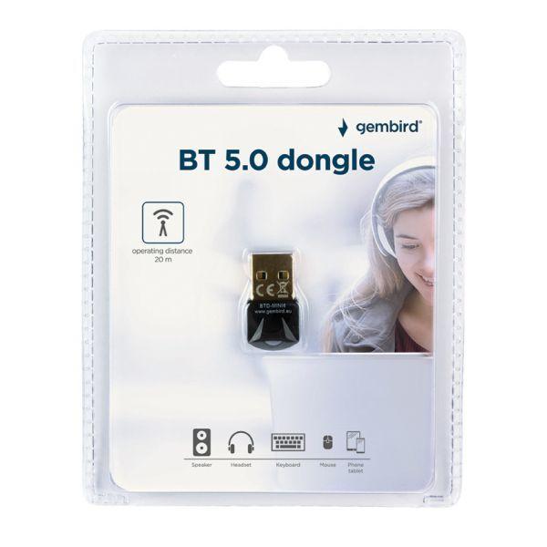 Adaptador Bluetooth USB GEMBIRD BTD-MINI6 (USB 2.0 - Preto) — miniatura 2