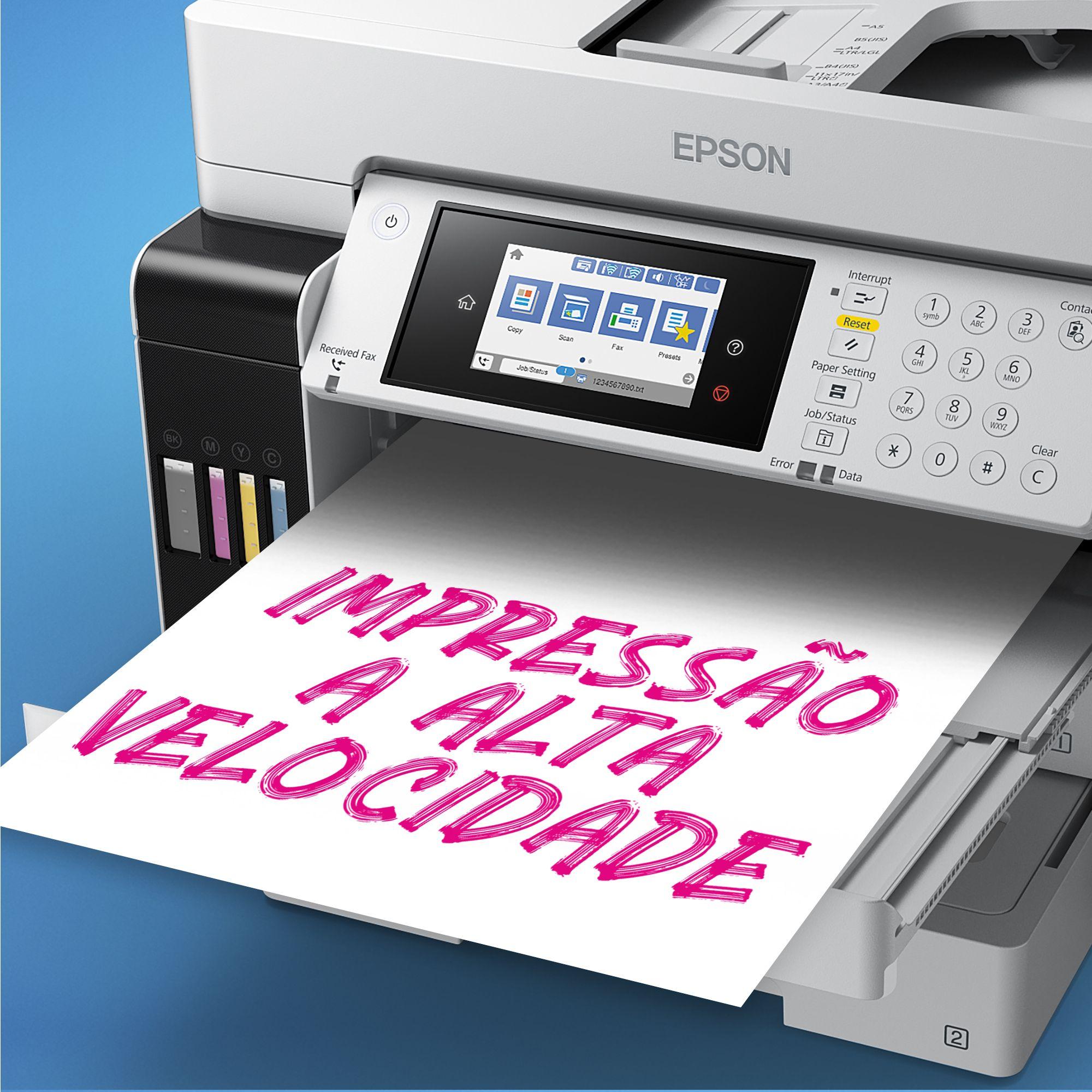Impressora Multifunções EPSON EcoTank Pro ET-16685 (A3 - Impressão a cores - 250 folhas - Branco) — miniatura 5