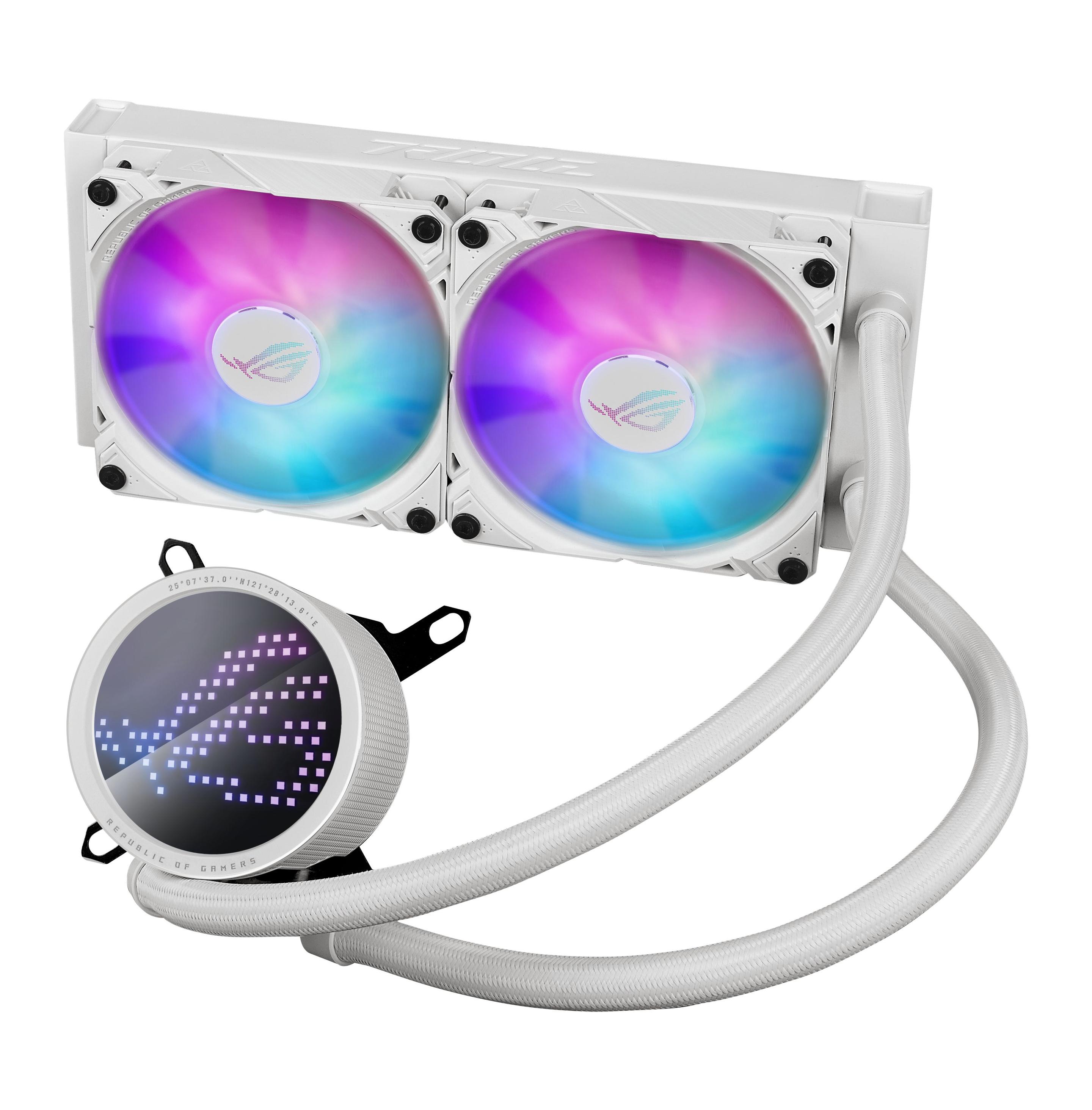 Kit de Refrigeração Líquida ASUS ROG Ryuo III 240 ARGB (12 cm - 2200 RPM - Azul, Verde, Vermelho - Branco), miniatura 2