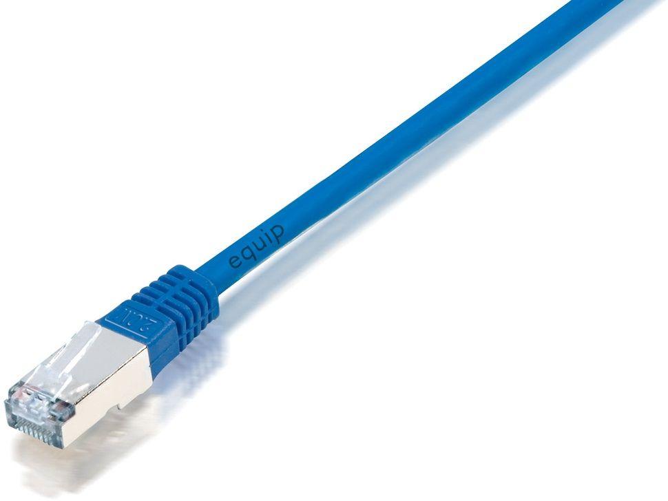 Cabo de Rede EQUIP 225437 (0,50 m - RJ-45 - Azul)