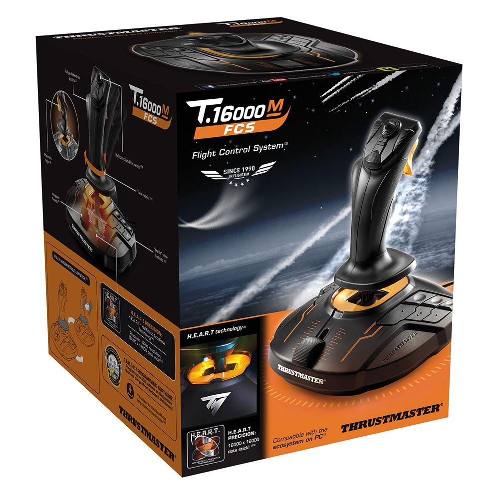 Manípulo de Voo THRUSTMASTER T.16000M FCS (PC - Com fios - Preto e Laranja) — miniatura 6