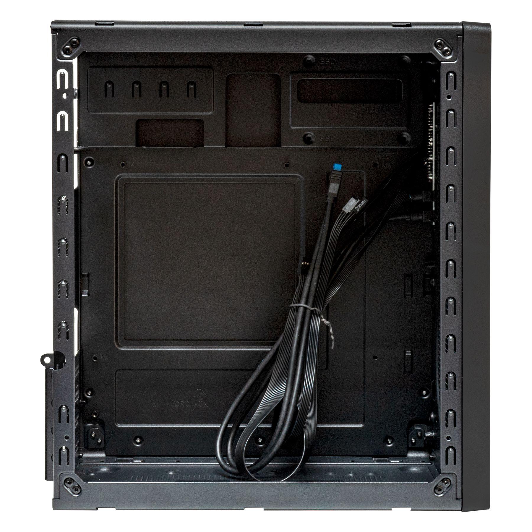 Caixa PC UNYKACH Numen 300 Pro (ITX, micro ATX - Micro Tower - 16 cm - Preto e Vermelho) — miniatura 5