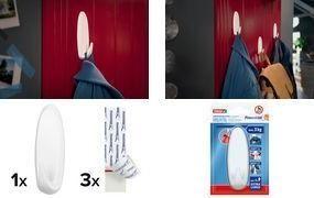 Gancho Adesivo Oval TESA Powerstrips XL (Branco)
